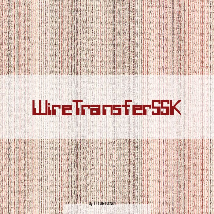 WireTransferSSK example